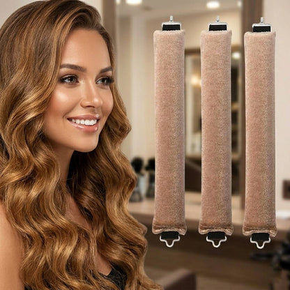 Professional Heatless Hair Curling Ribbon Set