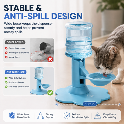 💧 50% OFF — Elevated Automatic Pet Waterer for Cats & Small Dogs 🐶🐱
