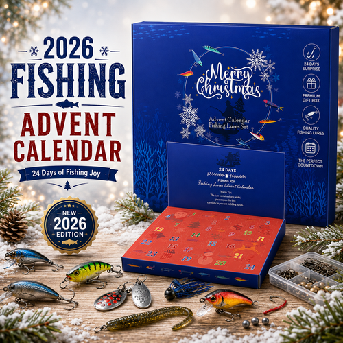 2026 Fishing Advent Calendar – 24 Days of Fishing Joy Christmas Countdown for Fishing Lovers-1