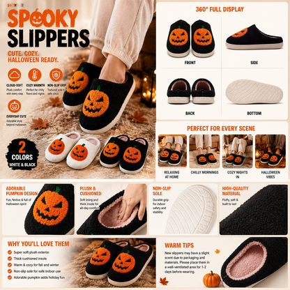 🎁Limited-Time 50% OFF — Sirnedam Cloud-Soft Pumpkin Slippers