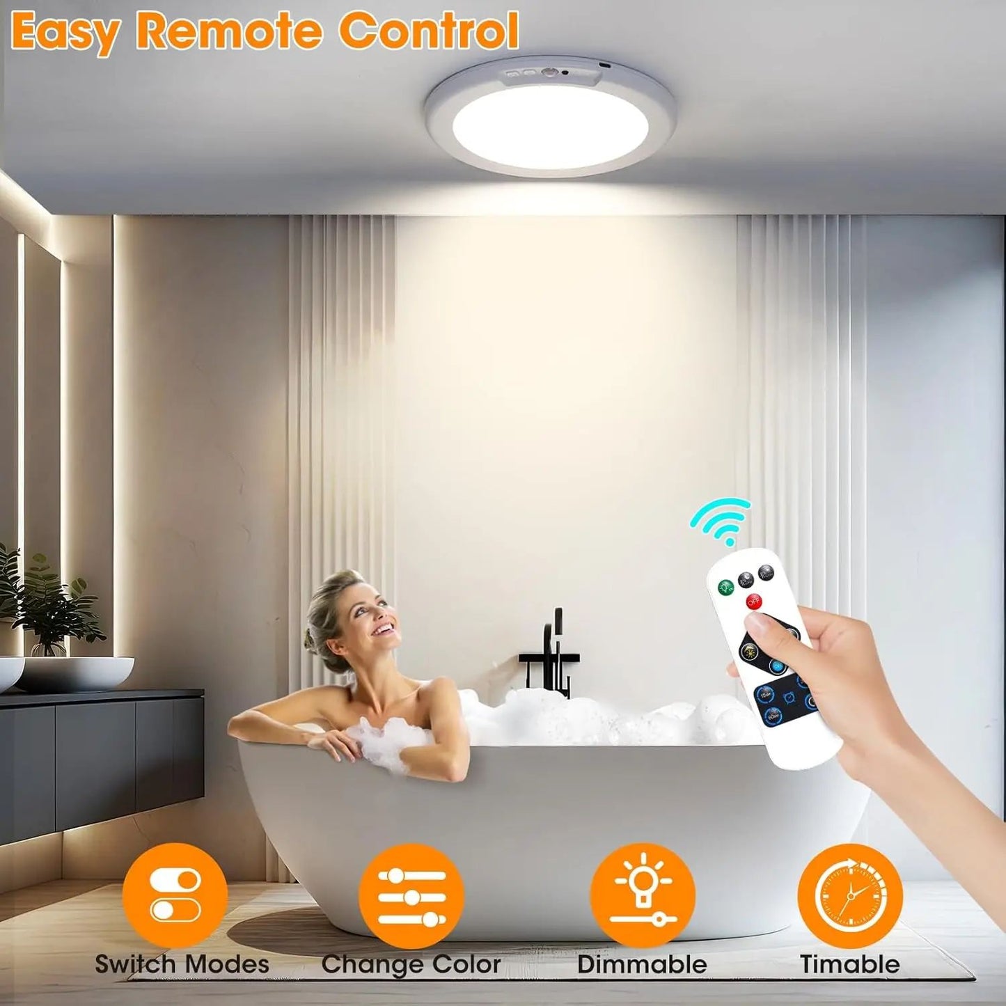 Magnetic Motion Sensor Ceiling Light