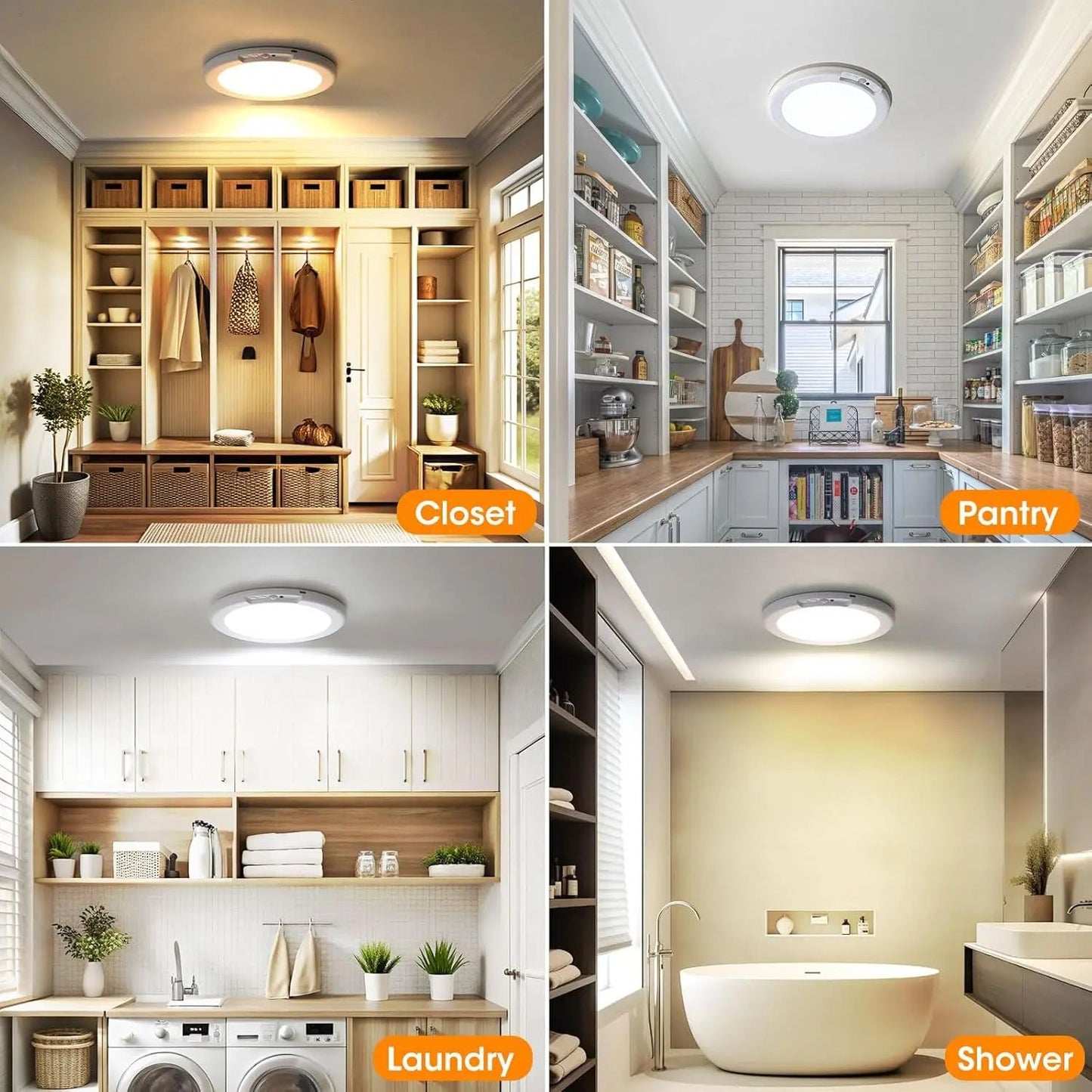 Magnetic Motion Sensor Ceiling Light
