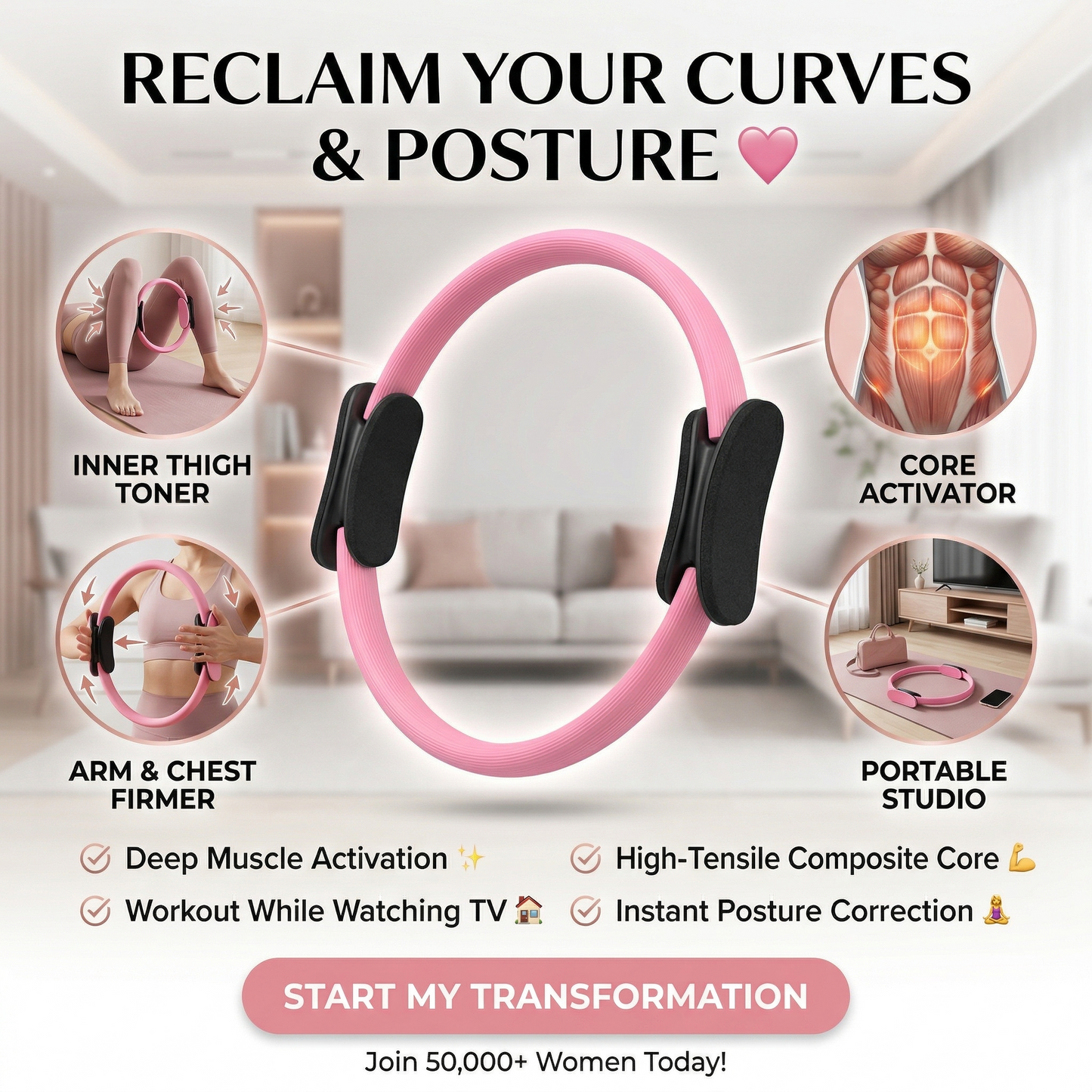 🔥 70% OFF! Get the Viral Magic Pilates Ring 💪