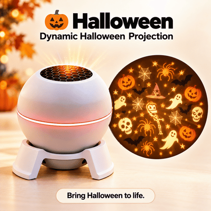 ✨Moving Holiday Pattern Projector – 8-Theme & Music Options