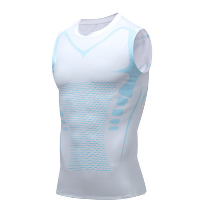 Lightweight 360° Sculpting Compression Top – Smooth Chest & Waist, Move Comfortably & Look Sharper