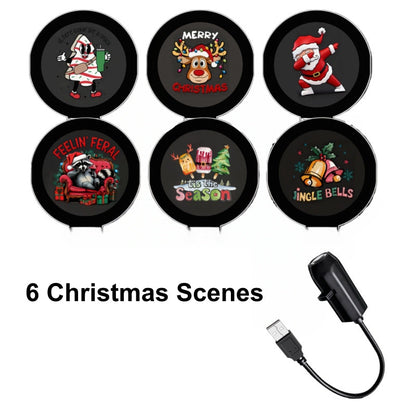 🎁 [Buy 1 Get 1 Free] Bring Christmas Magic Home – A Little Projector for Warm Family Nights