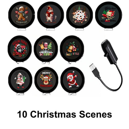 🎁 [Buy 1 Get 1 Free] Bring Christmas Magic Home – A Little Projector for Warm Family Nights