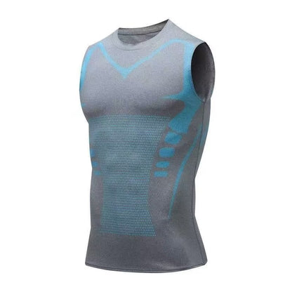Lightweight 360° Sculpting Compression Top – Smooth Chest & Waist, Move Comfortably & Look Sharper