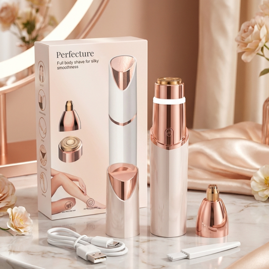 🎁 [Buy 1 Get 1 Free] Women’s 2-in-1 Facial Hair Remover & Eyebrow Trimmer