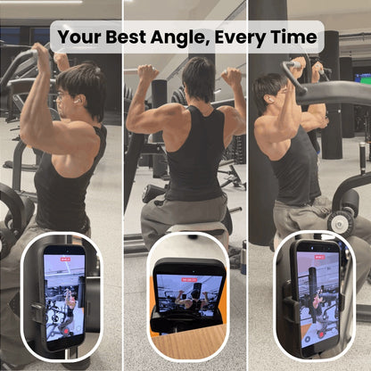 🧲 Magnetic GymMount | 360° Hands-Free Phone Holder for Workout Recording 💪