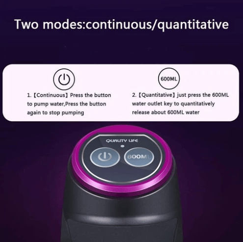 🔥 Limited-Time 50% OFF: Smart Rechargeable Water Pump – 600ml Auto-Stop, Continuous Flow & Long Battery Life