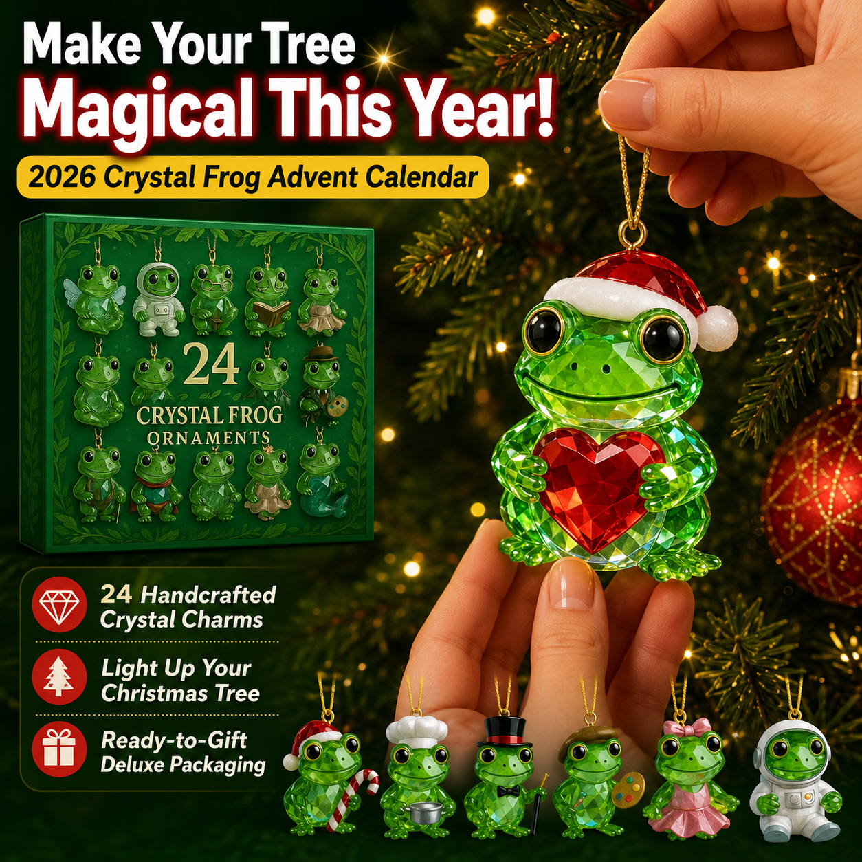 🎄New 2026 Froggy Advent Calendar -🐸 24 Froggy Surprises