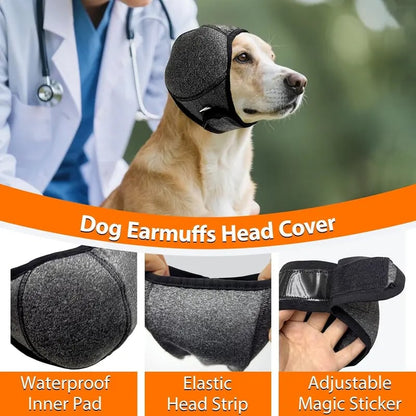 🔥 [Flash Sale - 50% OFF] No More Shivering from Thunder & Dryers! ❤️ Dailyard Dog Calming Ear Wrap for Instant Anxiety Relief-1