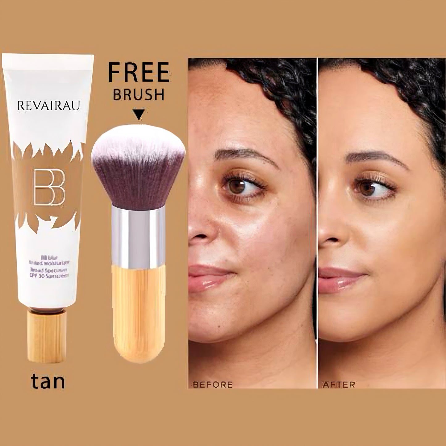 🔥 Buy BB Moisturizer, Get a FREE Pro Brush! 1-Min Flawless Base Set