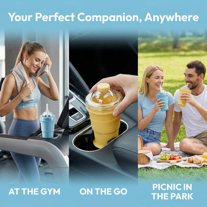Magic Chill Cup | 2-in-1 Collapsible Ice Maker