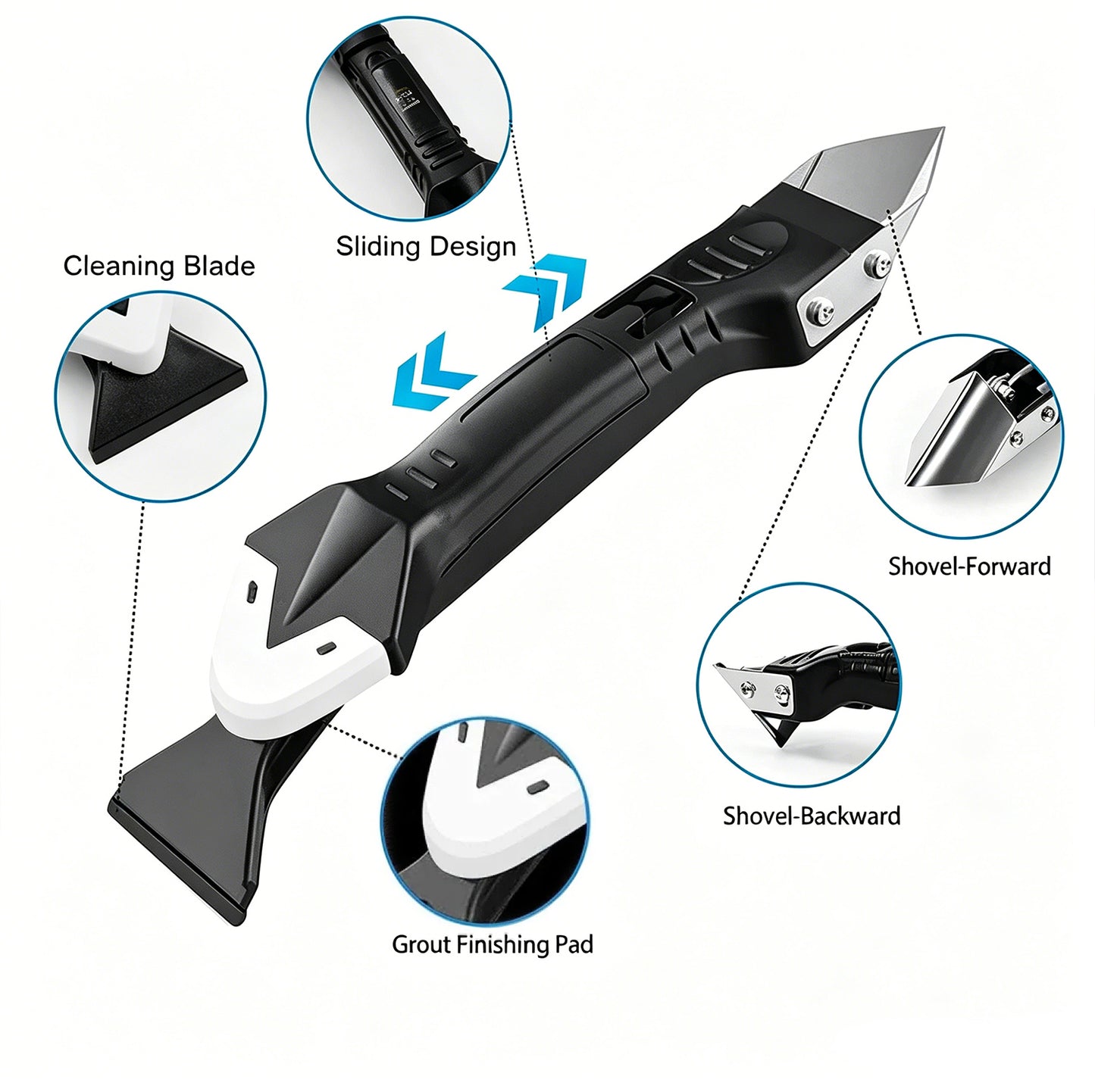 🔥 Last day Buy 1 Get 1 Free｜This 3-in-1 Tool Makes Caulking Easy For Anyone