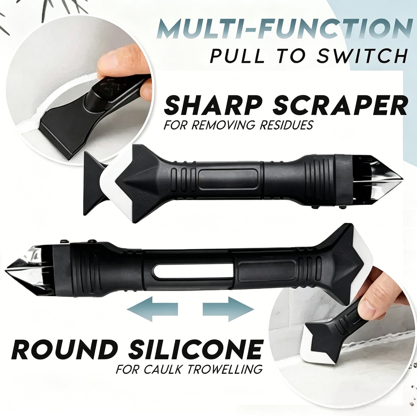 🔥 Last day Buy 1 Get 1 Free｜This 3-in-1 Tool Makes Caulking Easy For Anyone