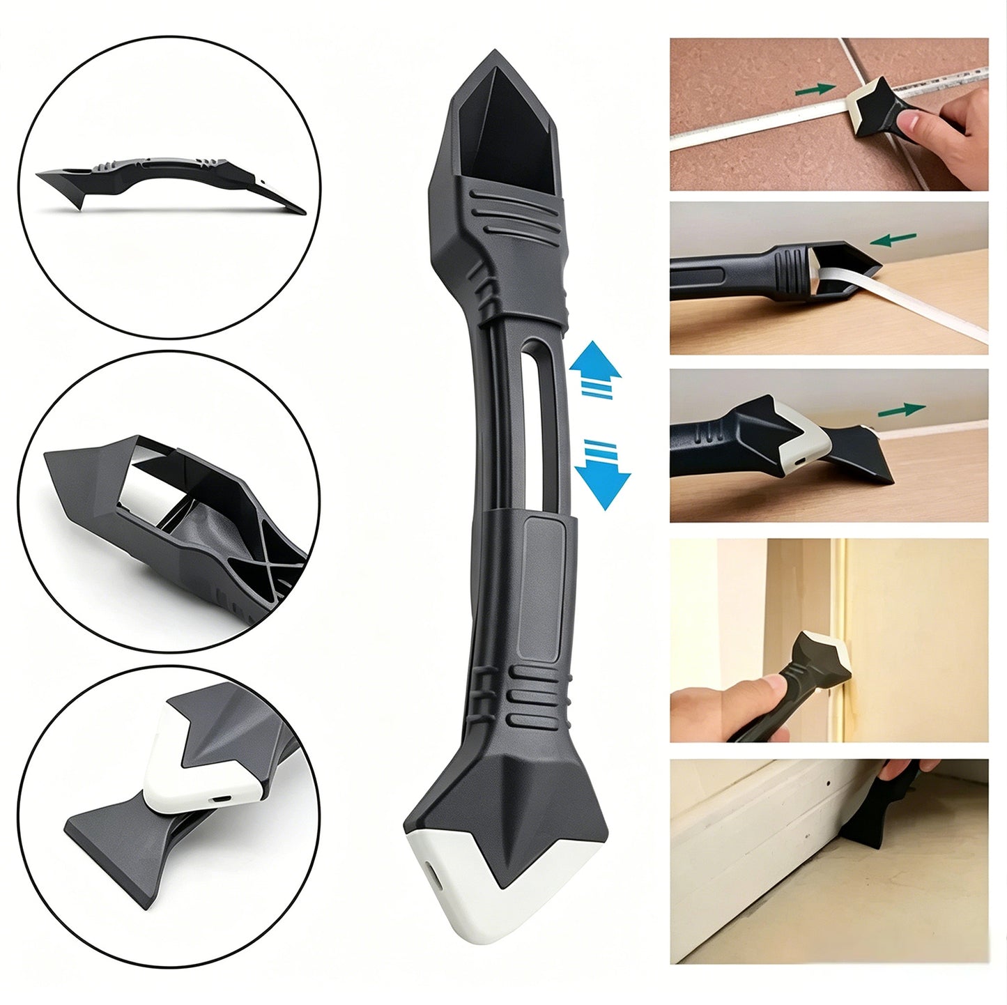 🔥 Last day Buy 1 Get 1 Free｜This 3-in-1 Tool Makes Caulking Easy For Anyone