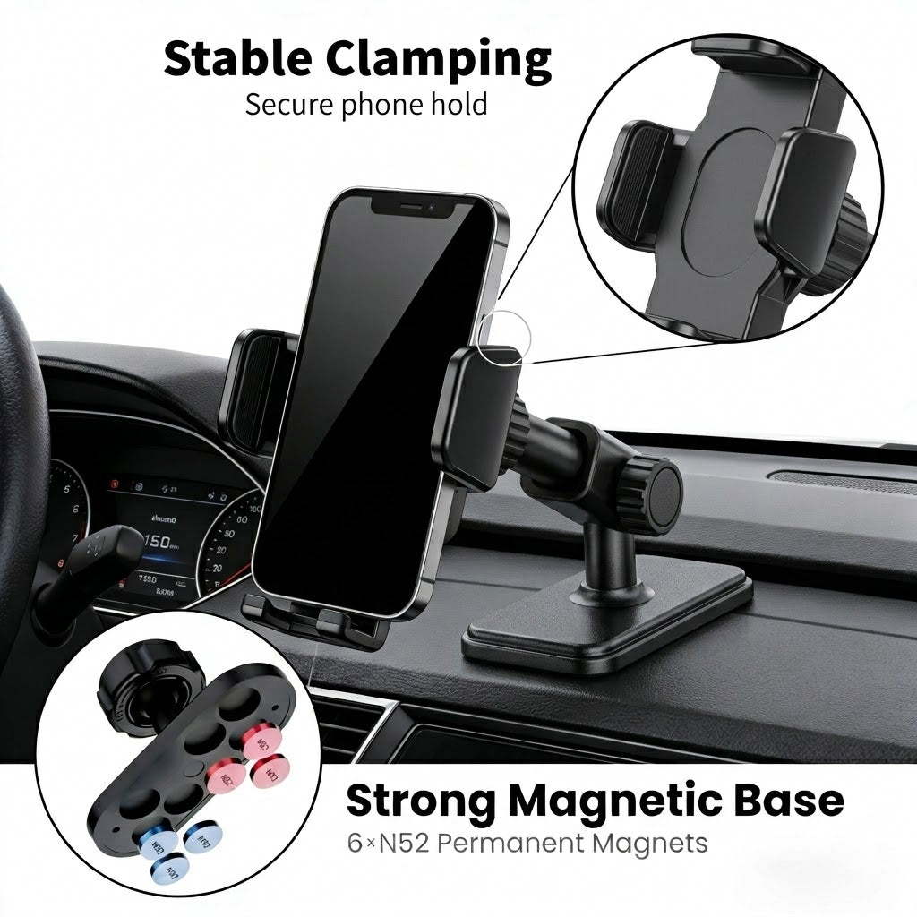 🧲 Magnetic GymMount | 360° Hands-Free Phone Holder for Workout Recording 💪
