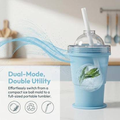 Magic Chill Cup | 2-in-1 Collapsible Ice Maker