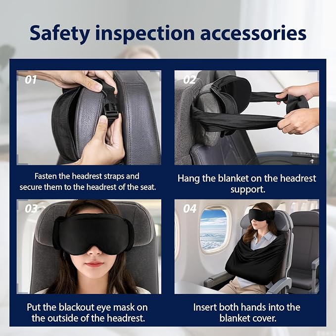 The Flight Rest Essential — Premium 3-in-1 Head & Arm Support-1