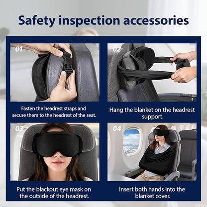 The Flight Rest Essential — Premium 3-in-1 Head & Arm Support-1