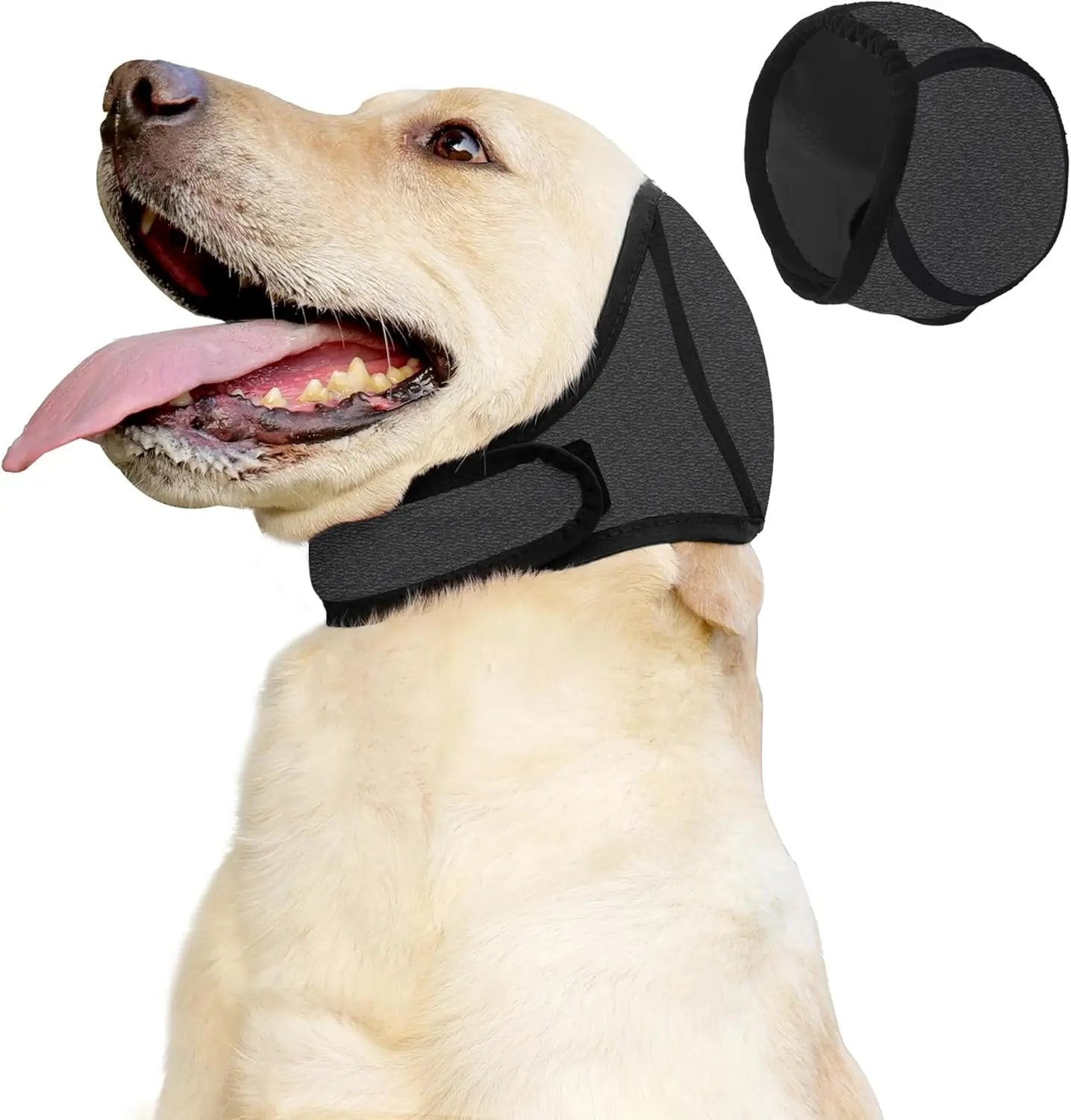 No More Shivering from Thunder & Dryers! ❤️ Dailyard Dog Calming Ear Wrap for Instant Anxiety Relief