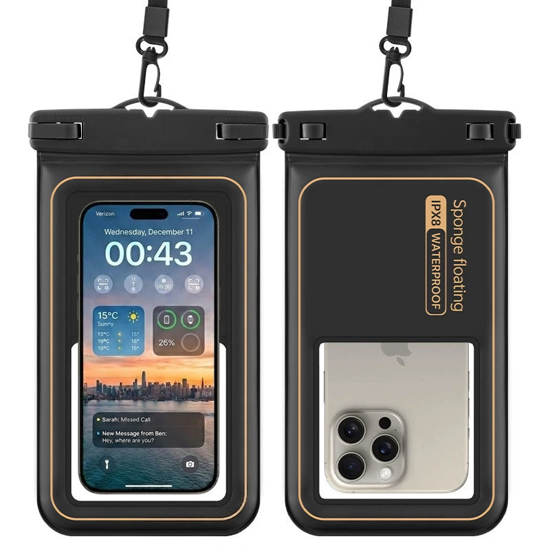 Floating Waterproof Phone Pouch – Touchscreen Dry Case for Beach, Pool & Boat Trips-1