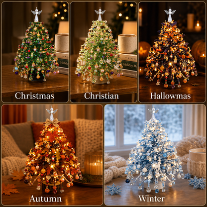 🎄✨ DIY Beaded Christmas Tree Kit – 🎅Create Your Own Sparkling Holiday Decoration