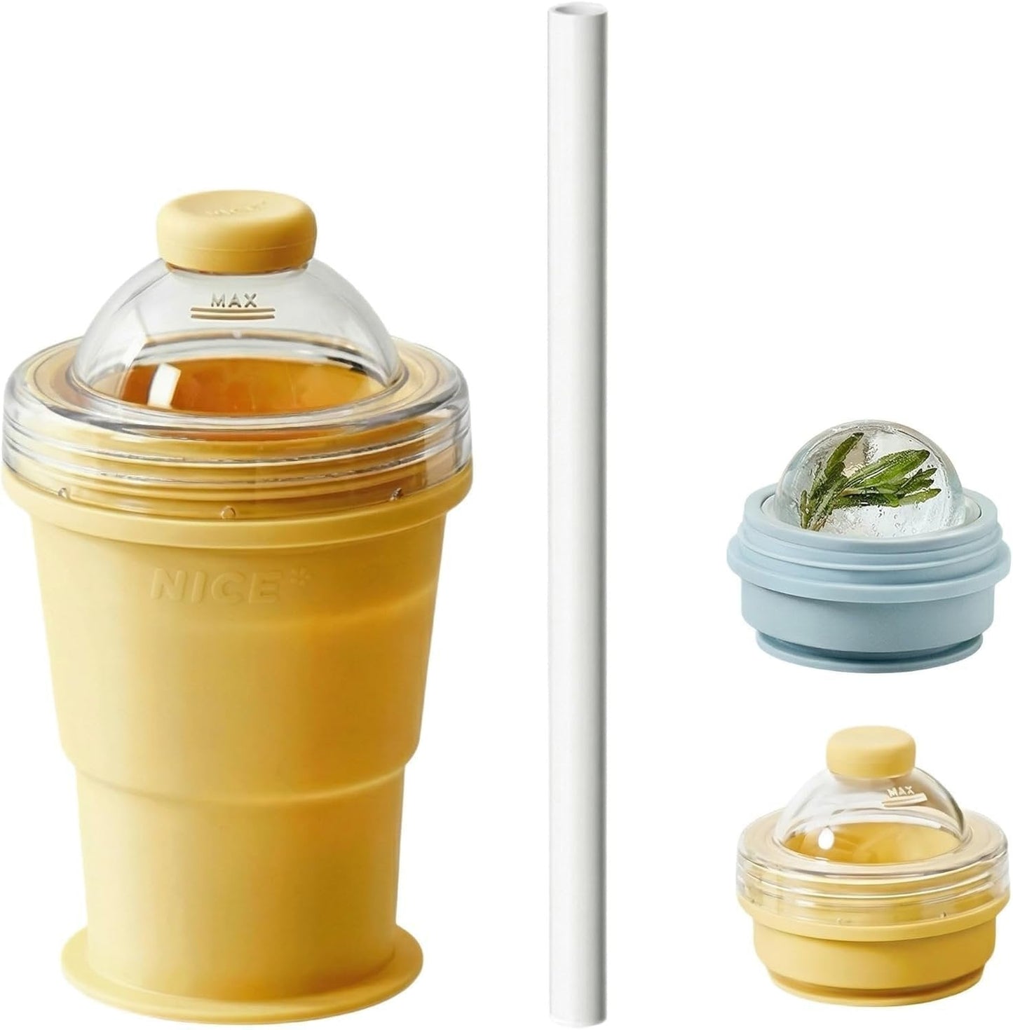 Magic Chill Cup | 2-in-1 Collapsible Ice Maker