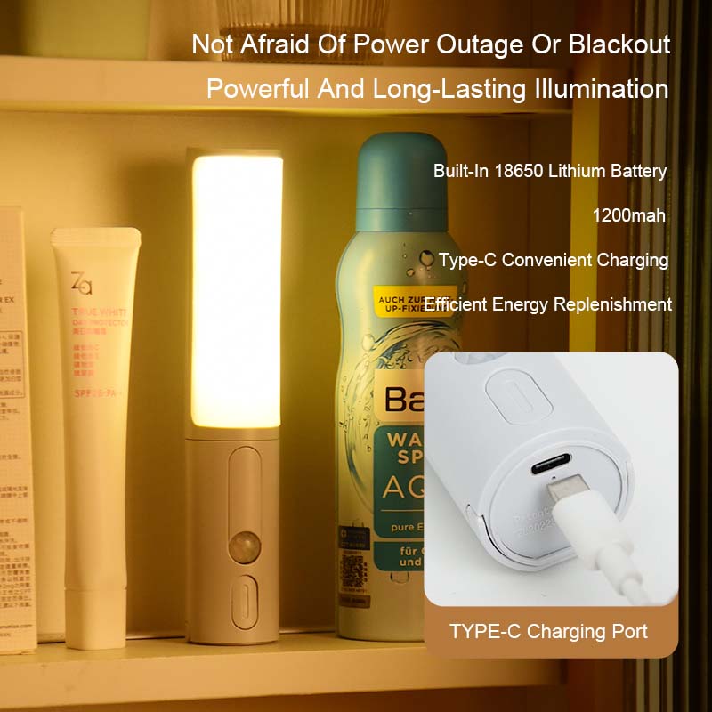 Smart Motion Sensor Night Light – Rechargeable Wireless LED Light for Safer Nights at Home