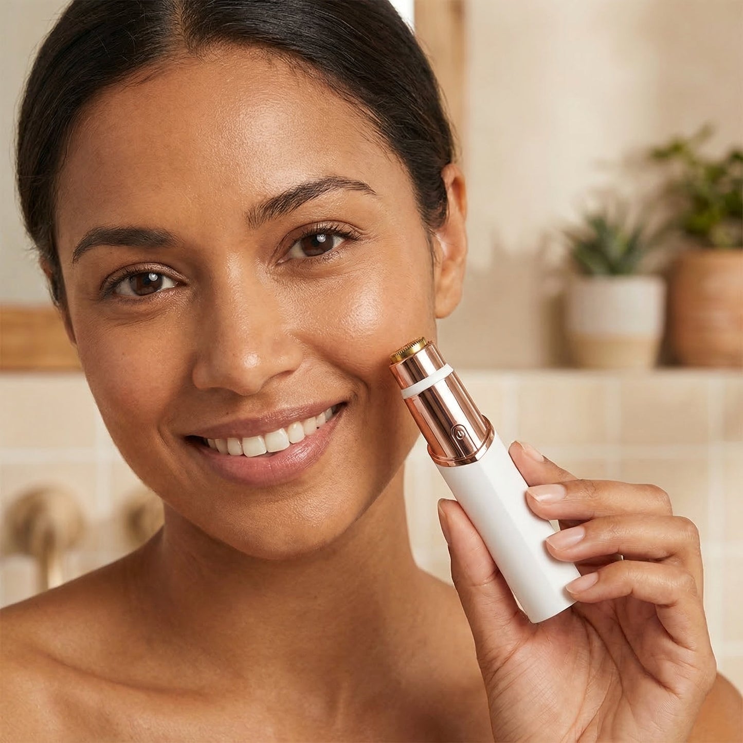 🎁 [Buy 1 Get 1 Free] Women’s 2-in-1 Facial Hair Remover & Eyebrow Trimmer