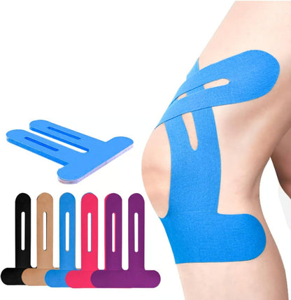🔥Pre-Cut Knee Kinesiology Tape – Flexible Support for Sports & Daily Movement-1