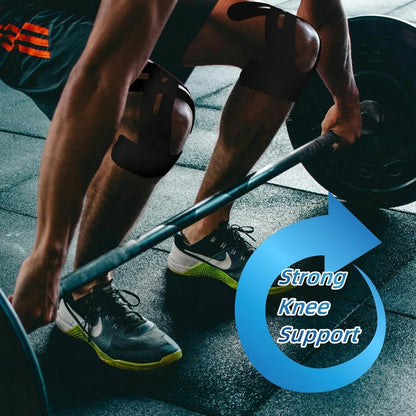 🔥Pre-Cut Knee Kinesiology Tape – Flexible Support for Sports & Daily Movement-1