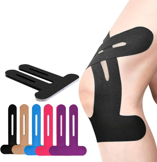🔥Pre-Cut Knee Kinesiology Tape – Flexible Support for Sports & Daily Movement-1
