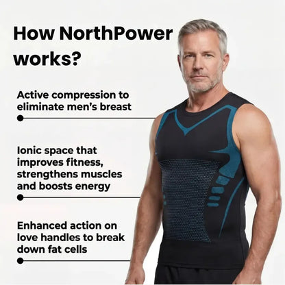 Lightweight 360° Sculpting Compression Top – Smooth Chest & Waist, Move Comfortably & Look Sharper