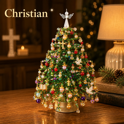 🎄✨ DIY Beaded Christmas Tree Kit – 🎅Create Your Own Sparkling Holiday Decoration