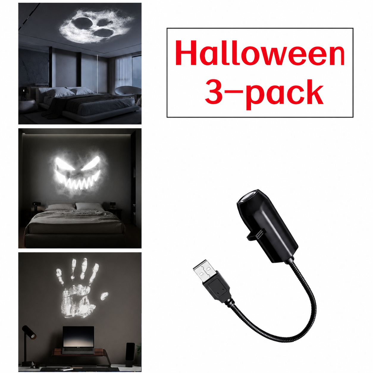 🎁 [Buy 1 Get 1 Free] Bring Christmas Magic Home – A Little Projector for Warm Family Nights