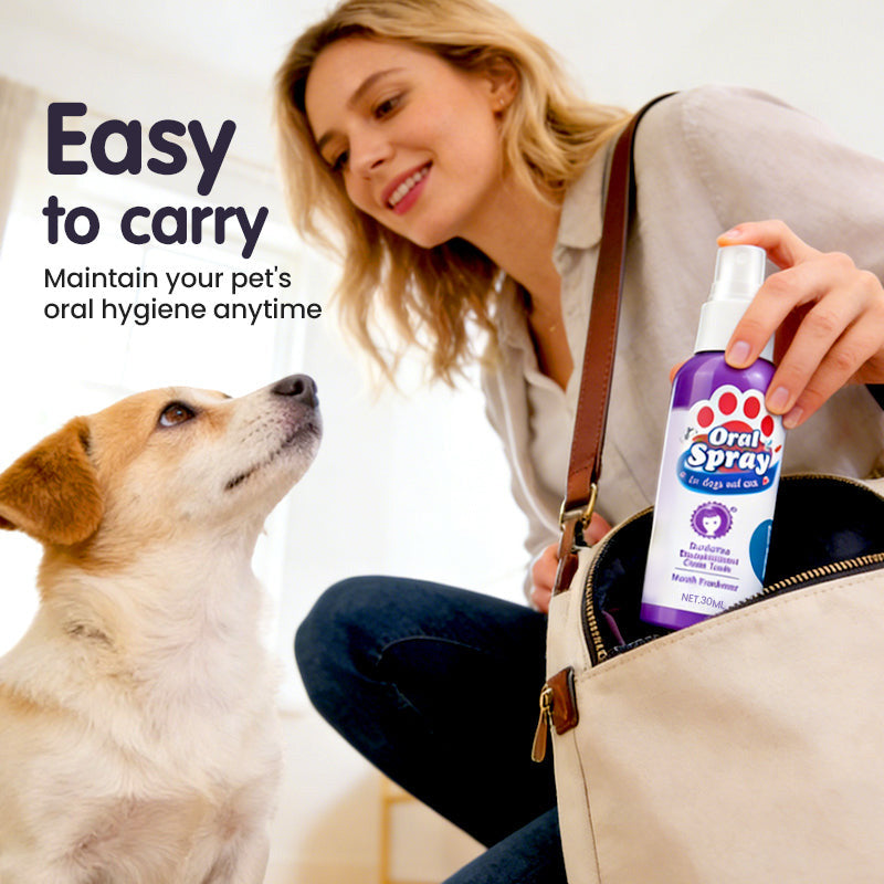 Daily Pet Dental Spray — Safe, Easy, Fresh Breath in Seconds