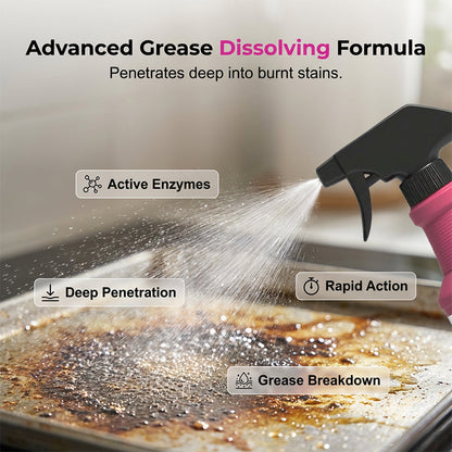 ✨ Ultimate Deep Cleaning Kit: Fast Degreaser Spray & Stainless Steel Brush 🧴