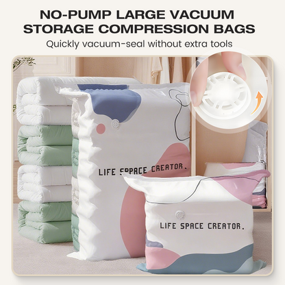 ✨The 3-Second Magic Compression Bag | No Pump, Just Press & Save Space!