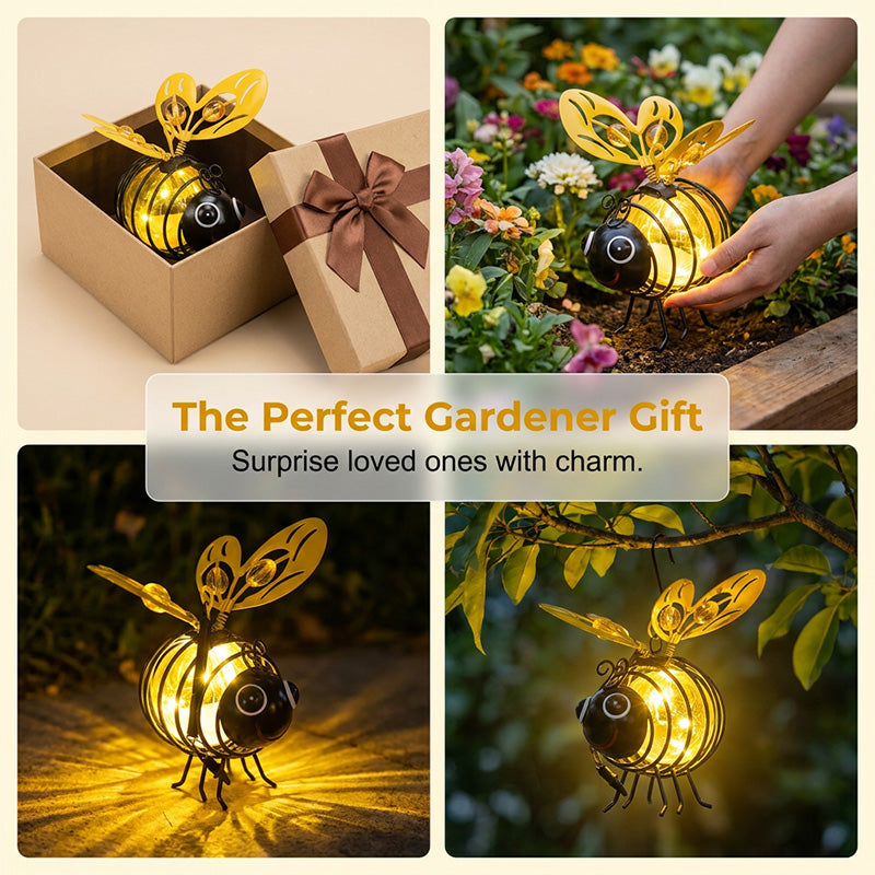 Bring Your Garden to Life Tonight — Solar Powered Hanging Bee Light-1