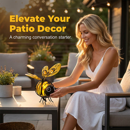 Bring Your Garden to Life Tonight — Solar Powered Hanging Bee Light-1